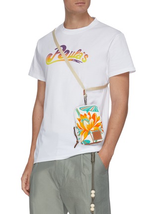 Figure View - Click To Enlarge - LOEWE - 'Paula's Ibiza' water lily print canvas case