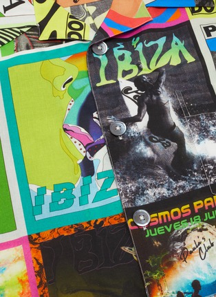  - LOEWE - 'Paula's Ibiza' club flyer print polo shirt