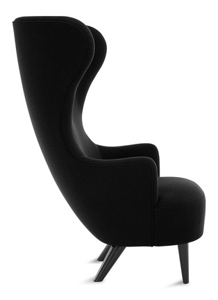 Main View - Click To Enlarge - TOM DIXON - Wingback Chair – Black Leg