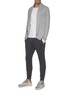 Figure View - Click To Enlarge - ATTACHMENT - Double layer raw edge long sleeve T-shirt