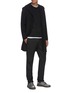Figure View - Click To Enlarge - ATTACHMENT - Double layer single breast hood wool cashmere blend coat