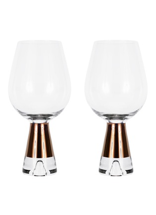 Main View - Click To Enlarge - TOM DIXON - Tank Wine Glass Set – Copper