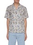 Main View - Click To Enlarge - THEORY - 'Weldon' sketched floral print shirt