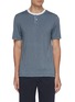 Main View - Click To Enlarge - THEORY - Gaskell striped henley T-shirt