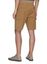Back View - Click To Enlarge - THEORY - 'Wilmar' drawstring waist cargo poplin shorts