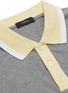 - THEORY - Contrast trim cotton polo shirt