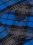  - ACNE STUDIOS - Check print face patch pocket flannel shirt