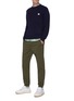 Figure View - Click To Enlarge - ACNE STUDIOS - Face embroidered patch wool sweater