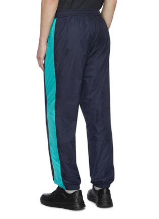 Back View - Click To Enlarge - ACNE STUDIOS - Face patch panel outseam nylon track pants