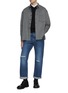 Figure View - Click To Enlarge - KARMUEL YOUNG - Square fit virgin wool overshirt