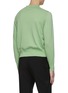 Back View - Click To Enlarge - KARMUEL YOUNG - Mock V neck merino wool sweater