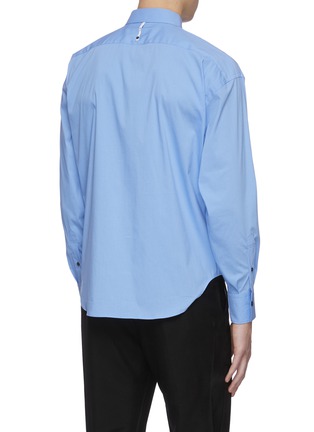 Back View - Click To Enlarge - KARMUEL YOUNG - Trapezium fit cotton blend shirt
