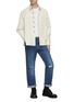 Figure View - Click To Enlarge - KARMUEL YOUNG - Cuboid wool blend overshirt