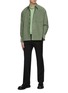 Figure View - Click To Enlarge - KARMUEL YOUNG - Cuboid fit mohair pants