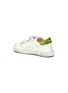 Detail View - Click To Enlarge - GOLDEN GOOSE - 'Old School' reflective star patch toddler leather shoes