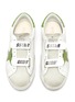 Figure View - Click To Enlarge - GOLDEN GOOSE - 'Old School' reflective star patch kids leather shoes