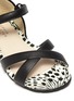 Detail View - Click To Enlarge - SOPHIA WEBSTER - 'Chiara' embroidered velcro strap toddler ballerina flats