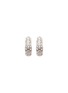Main View - Click To Enlarge - LC COLLECTION JEWELLERY - Pavé diamond 18K white gold small hoop earrings