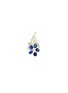 Main View - Click To Enlarge - LC COLLECTION JEWELLERY - Diamond sapphire 18K white gold pendant