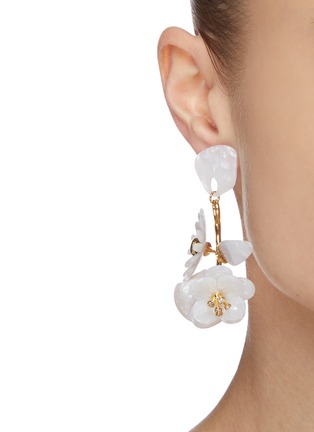 Figure View - Click To Enlarge - LELE SADOUGHI - Petite Rapunzel' floral crystal earrings