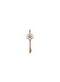 Main View - Click To Enlarge - LC COLLECTION JEWELLERY - Pavé diamond 18K white and rose gold floral key pendant