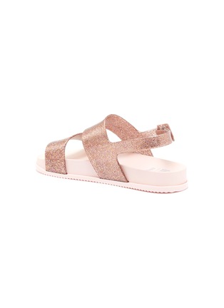 Figure View - Click To Enlarge - MELISSA - Mel Cosmic slingback glitter double band kids sandals