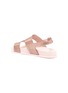 Figure View - Click To Enlarge - MELISSA - Mel Cosmic slingback glitter double band kids sandals