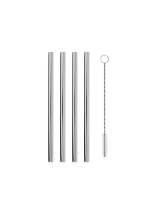 Main View - Click To Enlarge - W&P DESIGN - Porter metal straws – Silver