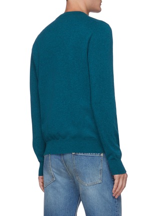 Back View - Click To Enlarge - MAISON MARGIELA - Composition patch sweater