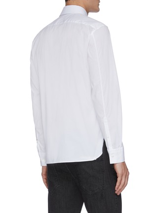 Back View - Click To Enlarge - NEIL BARRETT - Embroidered collar shirt