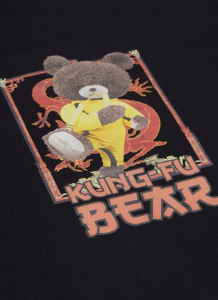  - NEIL BARRETT - Kung-Fu bear print T-shirt