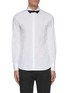 Main View - Click To Enlarge - NEIL BARRETT - Contrast tuxedo collar shirt