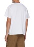 Back View - Click To Enlarge - NEIL BARRETT - Pocket tag crewneck cotton T-shirt