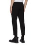 Back View - Click To Enlarge - NEIL BARRETT - Cuffed back zip crop pants