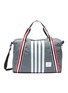 Main View - Click To Enlarge - THOM BROWNE  - Four bar ripstop gymbag