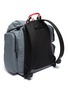 Figure View - Click To Enlarge - THOM BROWNE  - Four bar ripstop backpack
