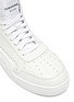 Detail View - Click To Enlarge - THOM BROWNE  - High top leather basketball sneakers