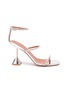 Main View - Click To Enlarge - AMINA MUADDI - Gilda crystal strap heeled sandals