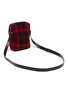 Detail View - Click To Enlarge - SAINT LAURENT - 'Brad Pouch' tartan mini messenger bag