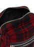 Detail View - Click To Enlarge - SAINT LAURENT - 'Brad Pouch' tartan mini messenger bag