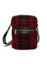 Main View - Click To Enlarge - SAINT LAURENT - 'Brad Pouch' tartan mini messenger bag