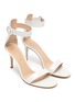 Detail View - Click To Enlarge - GIANVITO ROSSI - Portofino 85' ankle strap leather heeled sandals