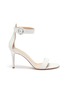 Main View - Click To Enlarge - GIANVITO ROSSI - Portofino 85' ankle strap leather heeled sandals
