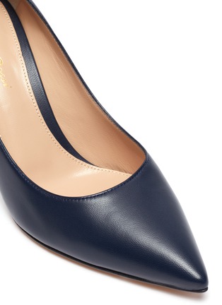 Detail View - Click To Enlarge - GIANVITO ROSSI - Piper' block heel leather pumps