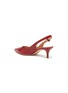  - GIANVITO ROSSI - Anna' point toe calfskin leather slingback pumps