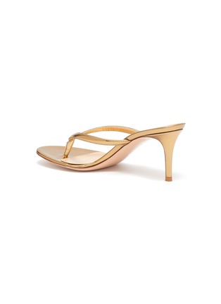  - GIANVITO ROSSI - Calypso' thong leather heeled sandals