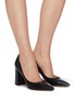 Figure View - Click To Enlarge - GIANVITO ROSSI - Piper' leather pumps