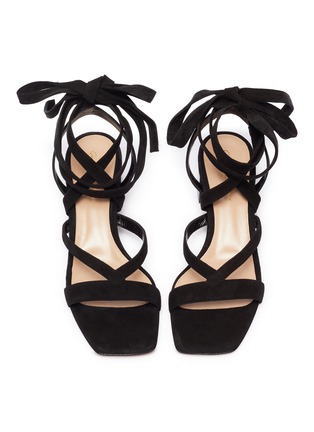 Detail View - Click To Enlarge - GIANVITO ROSSI - Lace up sandals