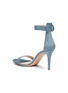  - GIANVITO ROSSI - Portofino 85' ankle strap suede sandals