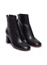 Detail View - Click To Enlarge - GIANVITO ROSSI - Metal zip leather boots